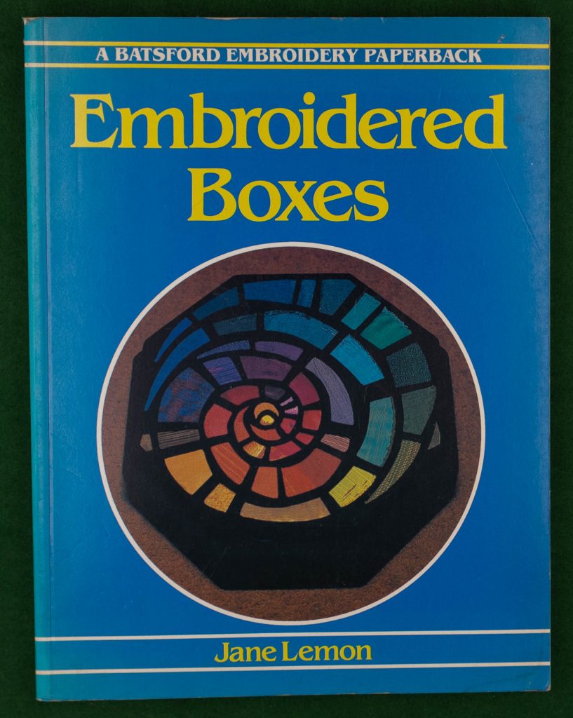 Book Cover: Embroidered Boxes