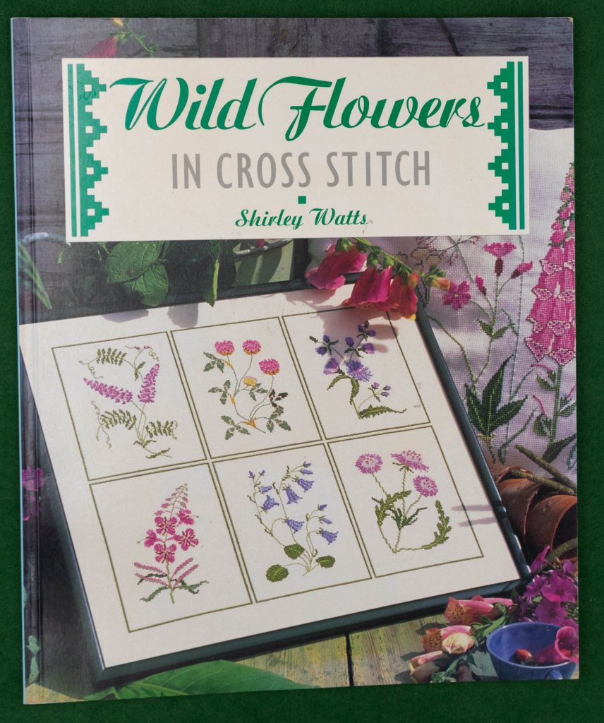 Book Cover: Wild Flowers in Cross Stitch