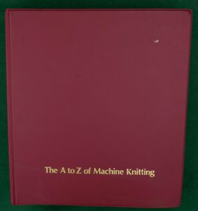 Book Cover: The A to Z of Machine Knitting