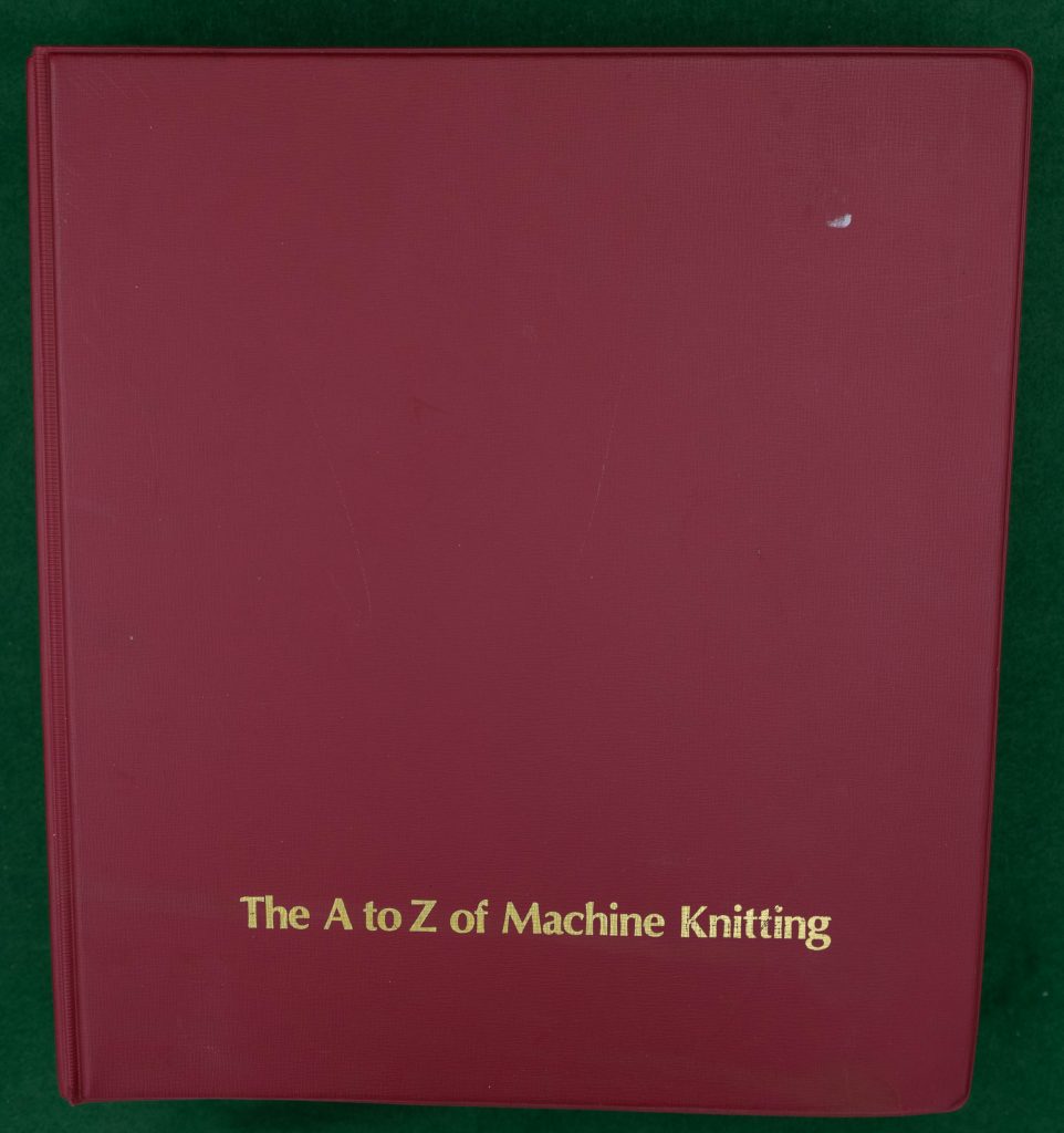 Book Cover: The A to Z of Machine Knitting