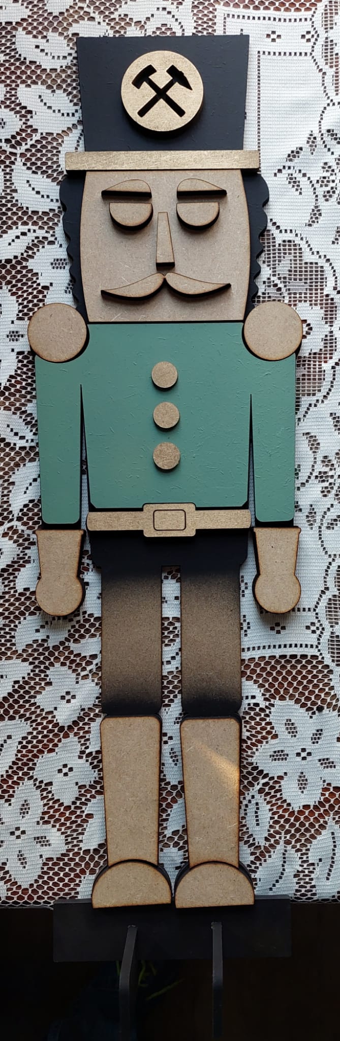 Large MDF Nutcracker - unglued and unpainted