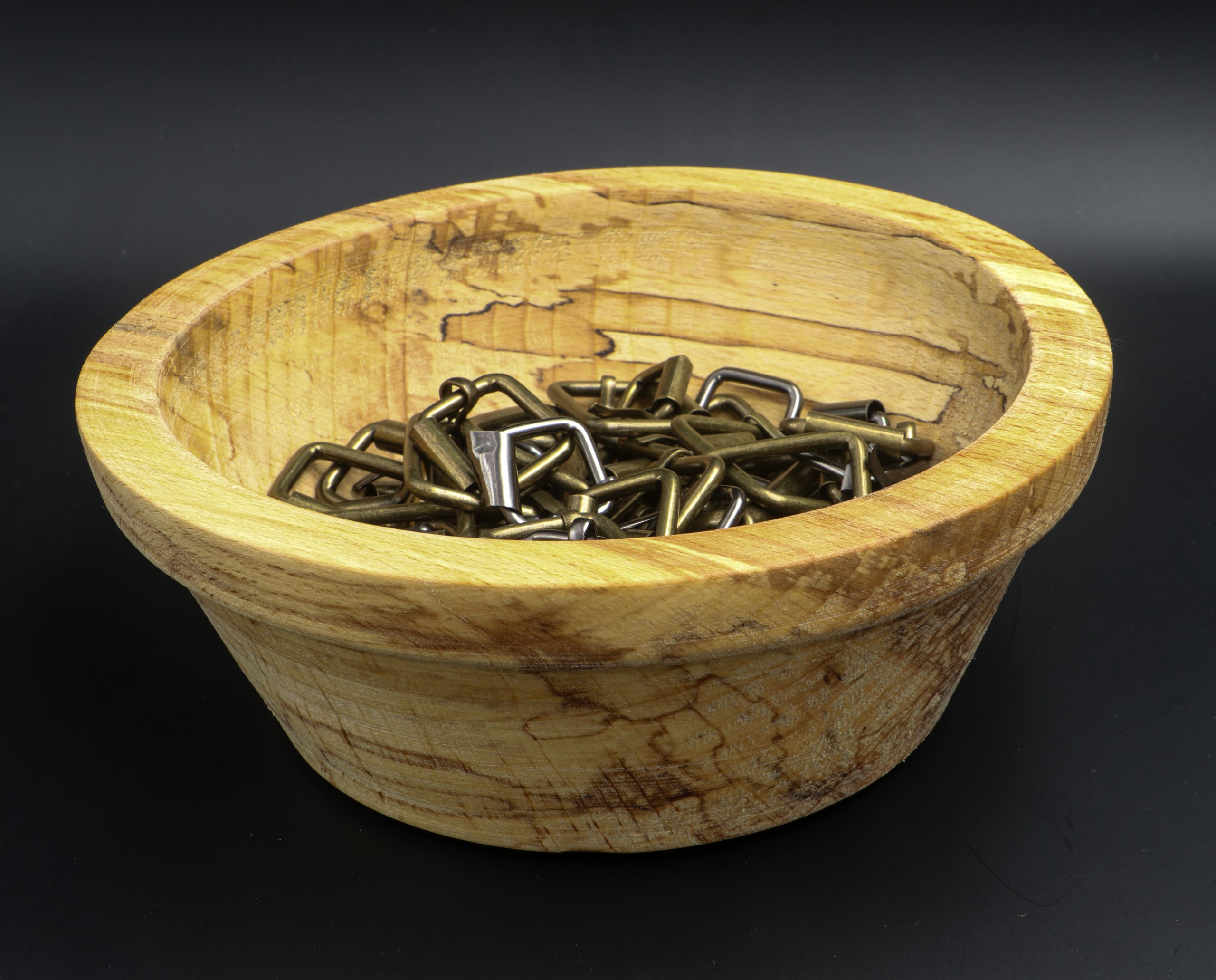 Rustic Spalted Beech Tapered Bowl - Image 3