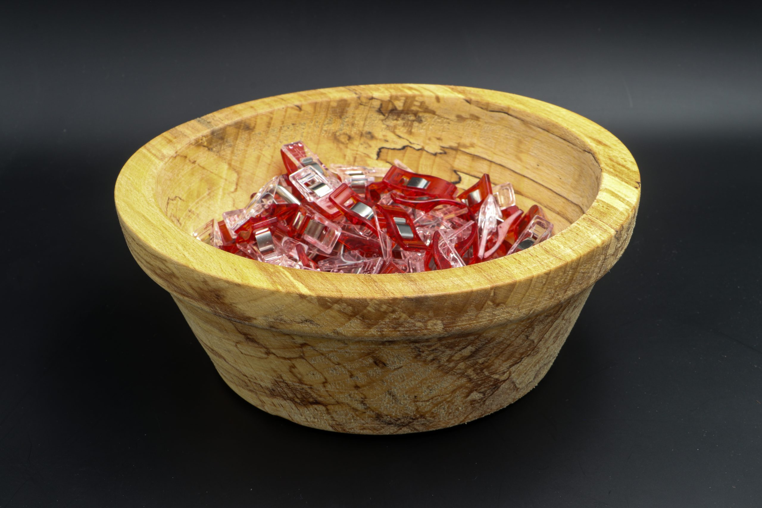 Rustic Spalted Beech Tapered Bowl - Image 4