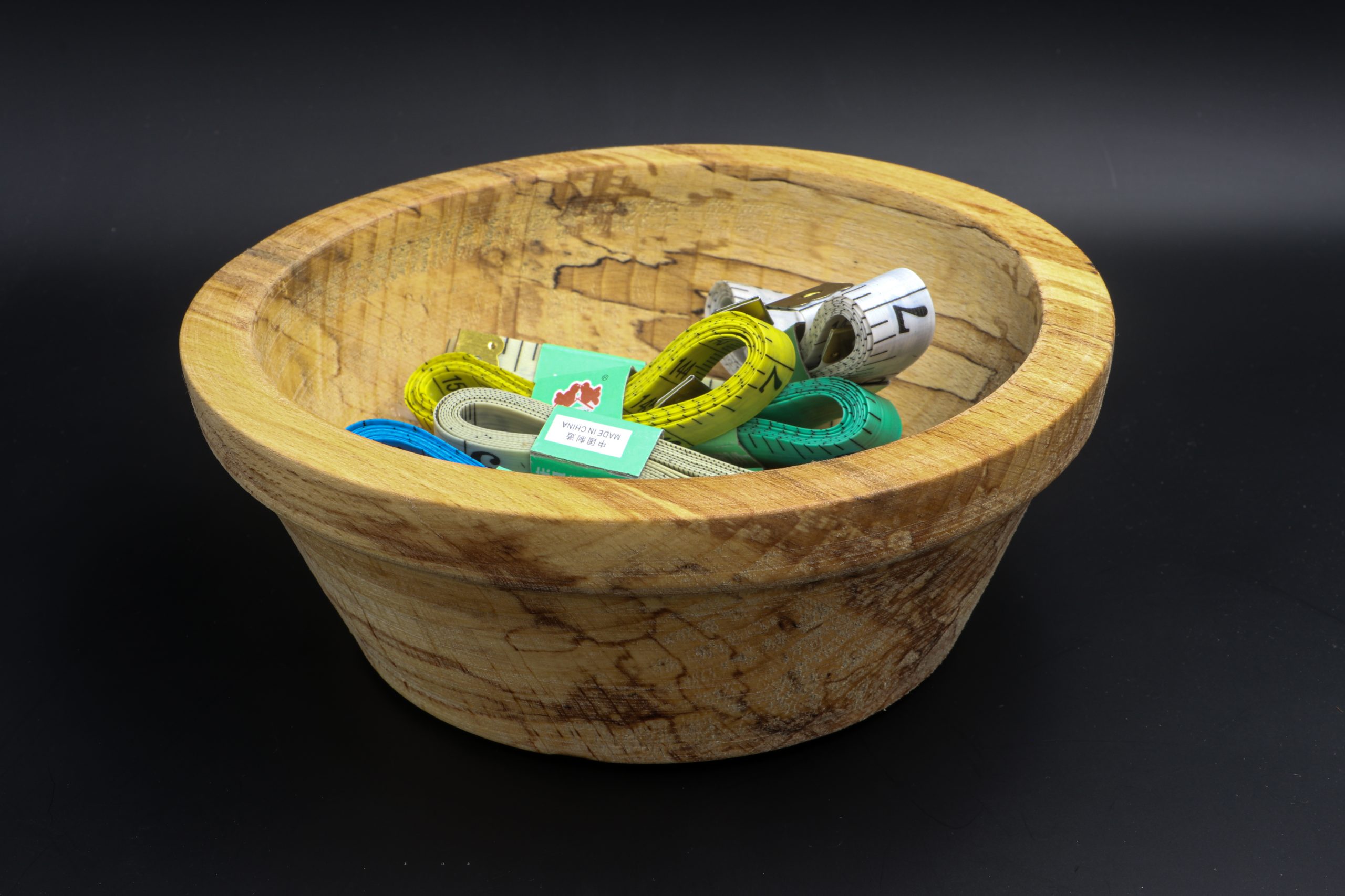 Rustic Spalted Beech Tapered Bowl - Image 5