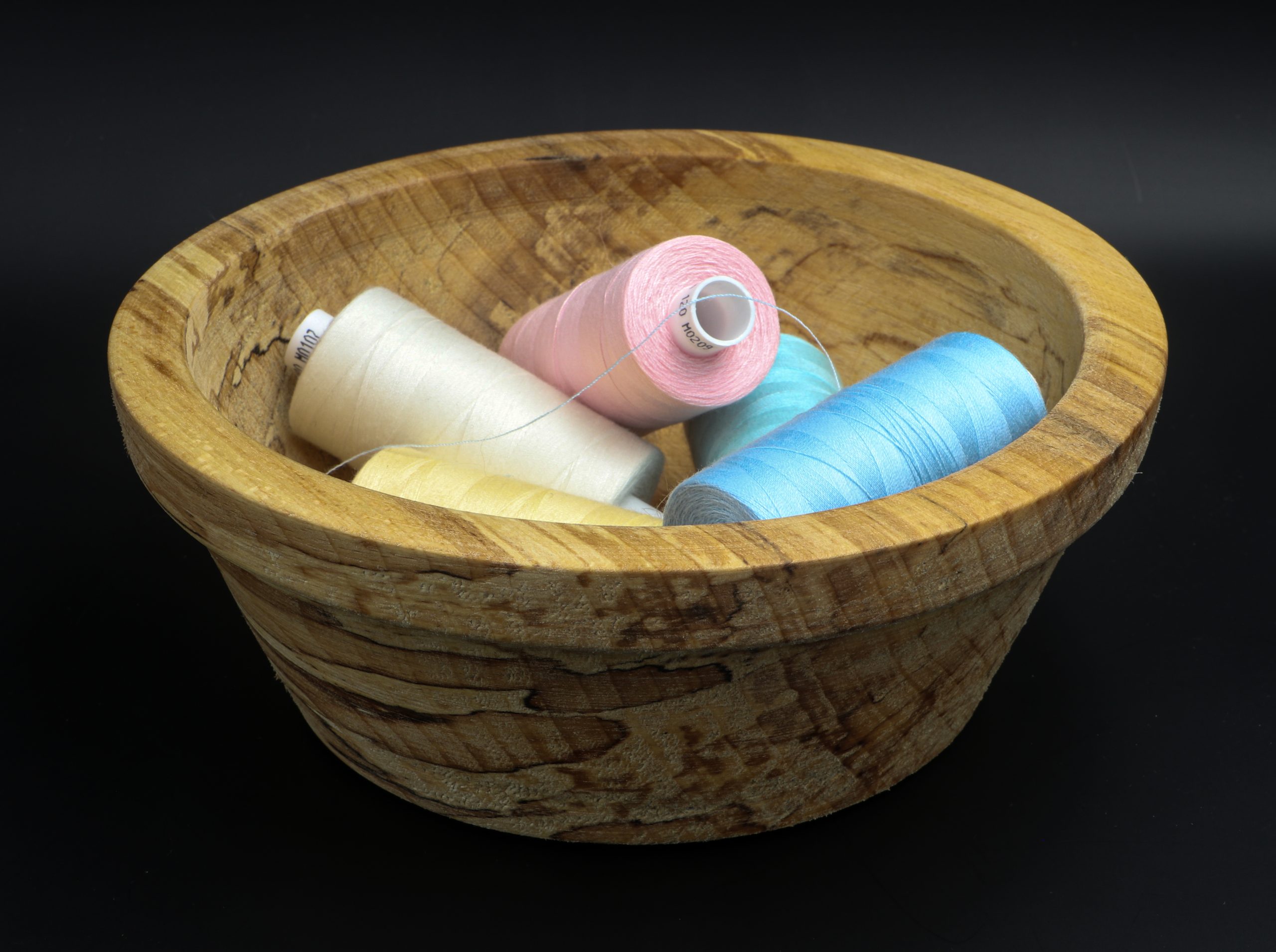 Rustic Spalted Beech Tapered Bowl - Image 7