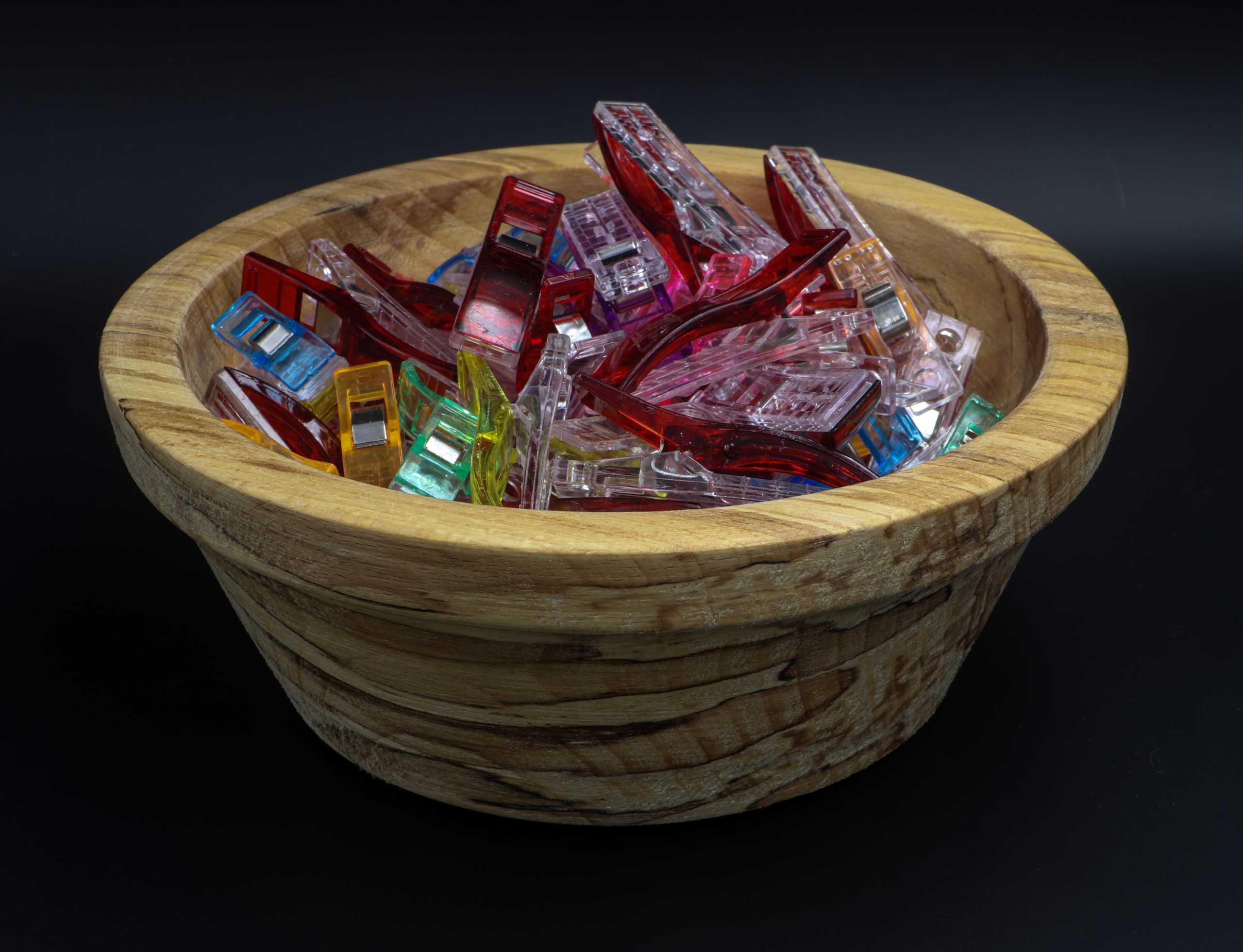 Rustic Spalted Beech Tapered Bowl