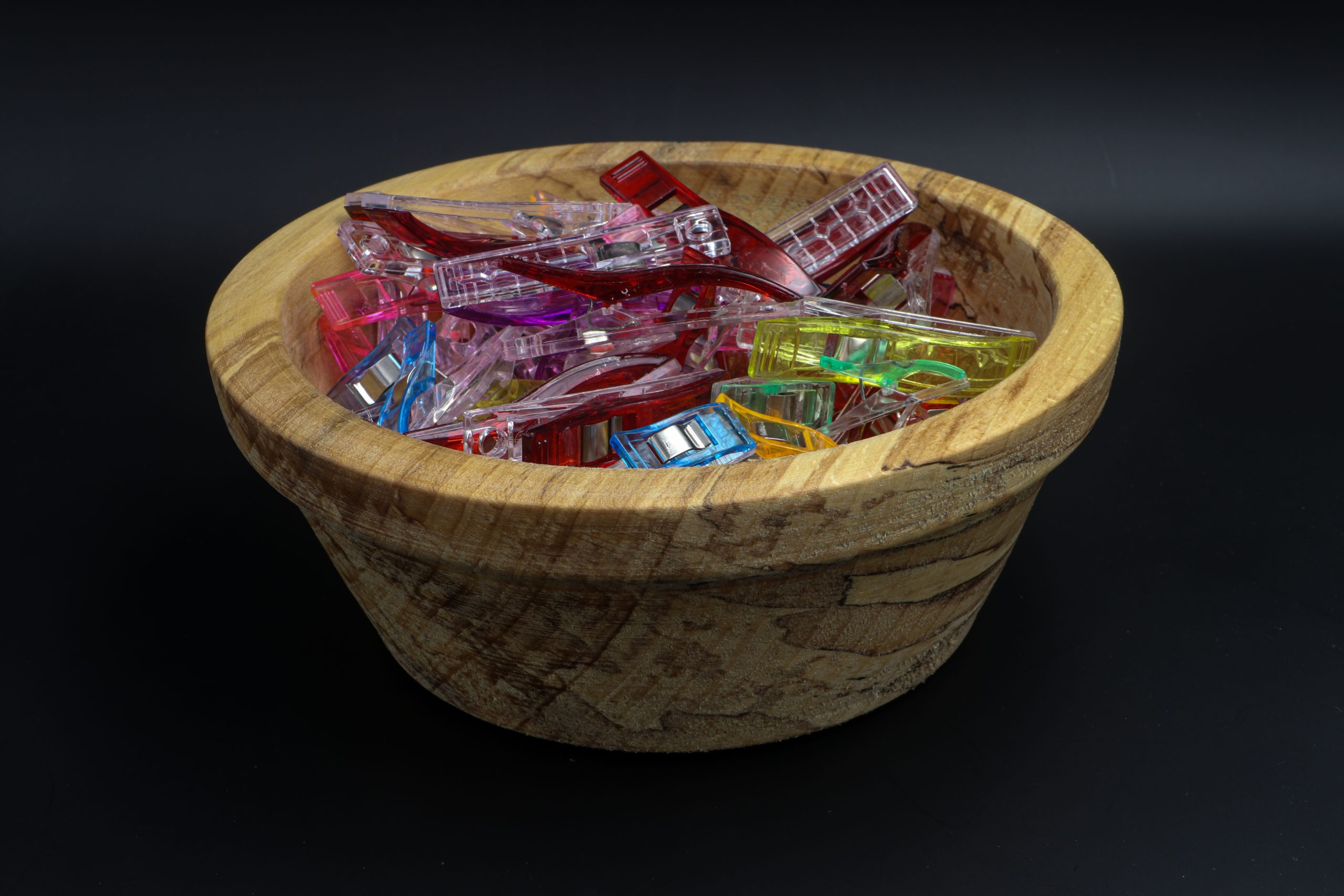 Rustic Spalted Beech Tapered Bowl - Image 9