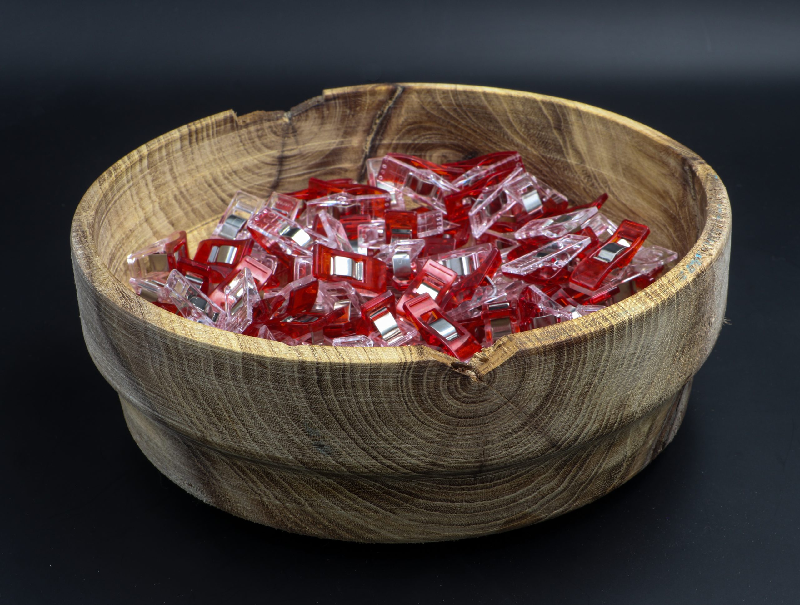 Rustic Turned Round Oak Bowl - Image 10