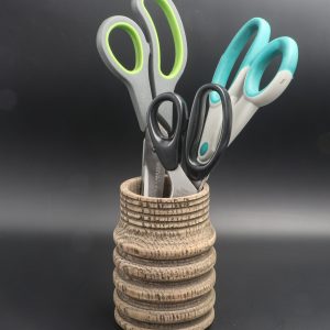 Lathe Turned Oak Pot